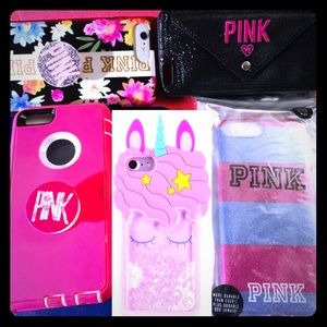 💖VS PINK IPHONE 6+, 6s PLUS, 7PLUS📱CASE BUNDLE!!